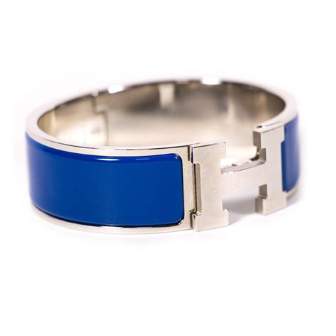 hermes blue h bracelet|Hermes clic h price.